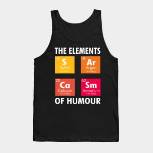 The elements sulfur argon calcium samarium Tank Top